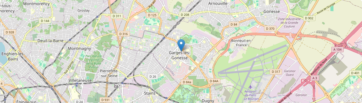 Garges-lès-Gonesse - Carte