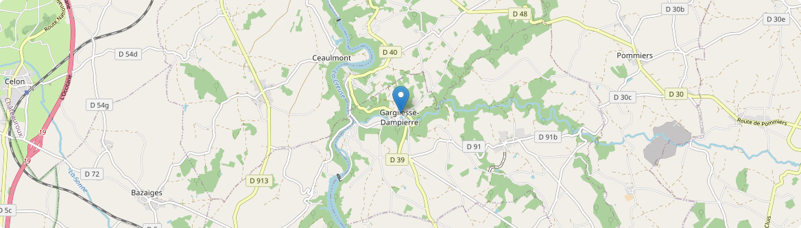 Gargilesse-Dampierre - Carte