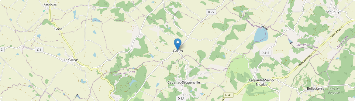 Gariès - Carte