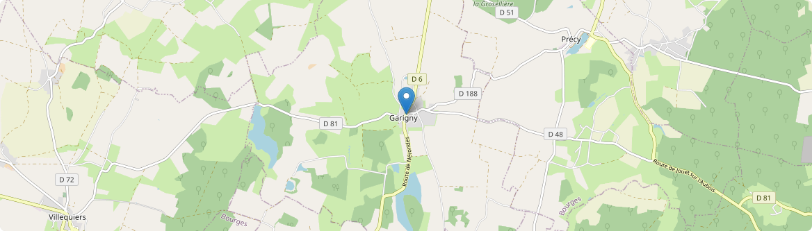 Garigny - Carte