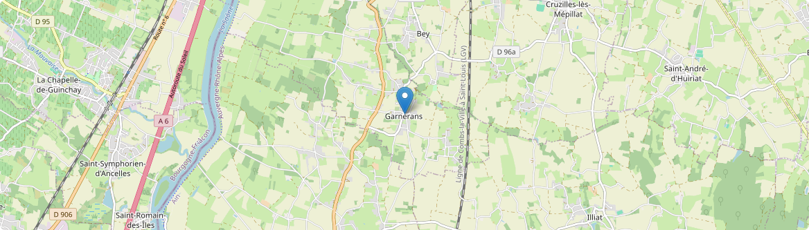Garnerans - Carte