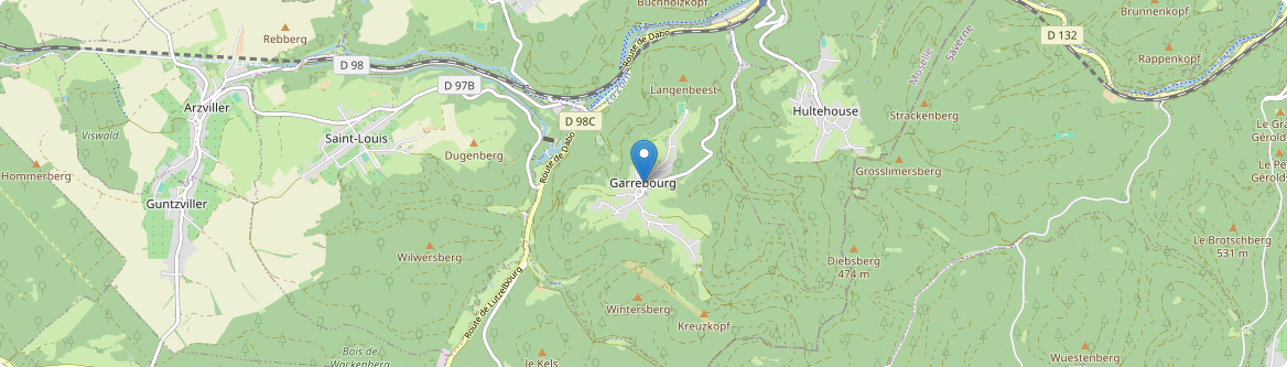 Garrebourg - Carte