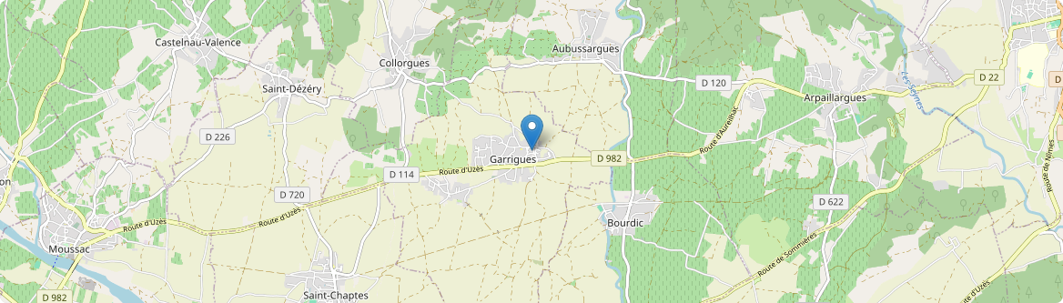 Garrigues-Sainte-Eulalie - Carte
