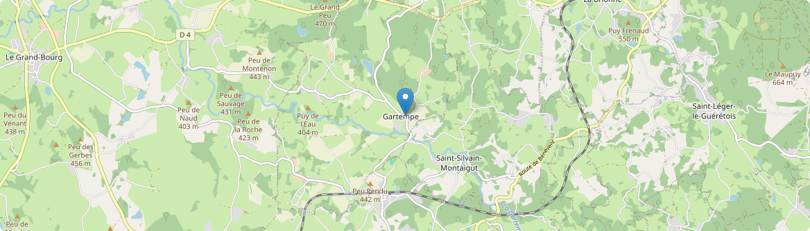 Gartempe - Carte