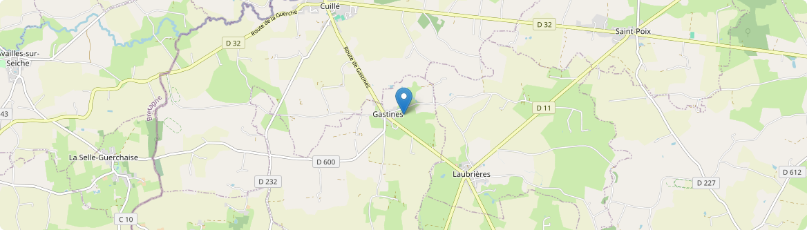 Gastines - Carte