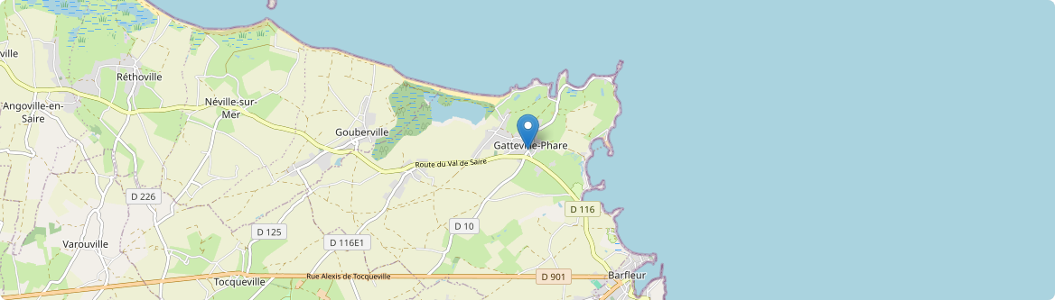 Gatteville-le-Phare - Carte