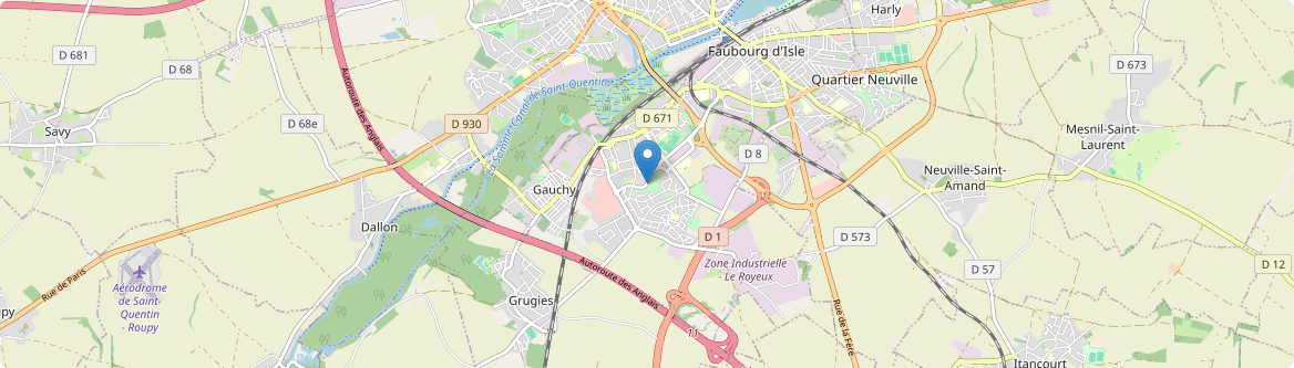 Gauchy - Carte