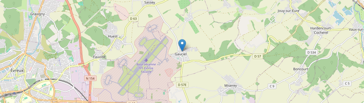 Gauciel - Carte