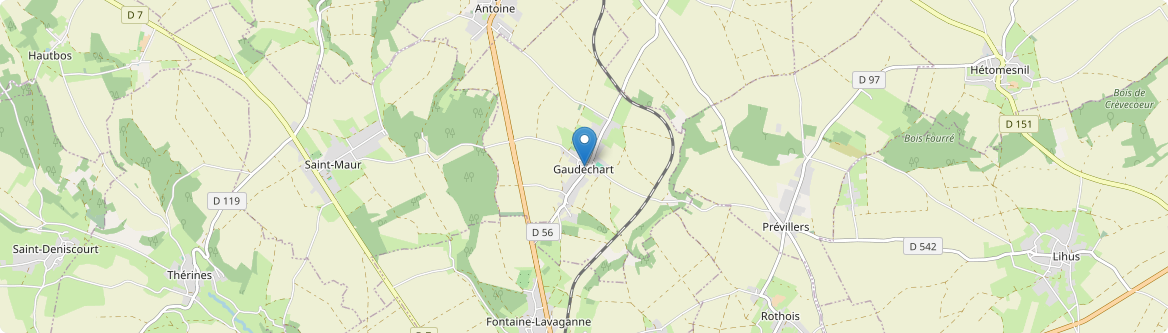 Gaudechart - Carte