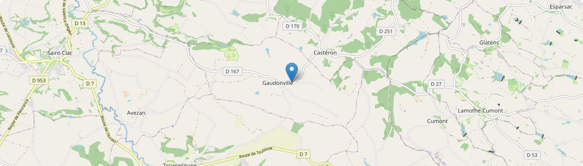 Gaudonville - Carte