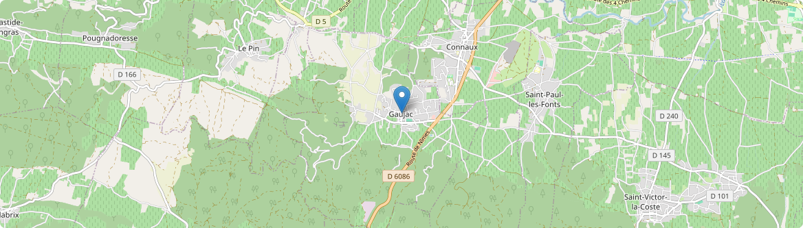 Gaujac - Carte
