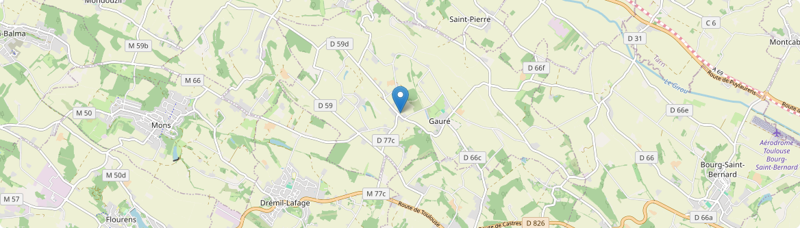 Gauré - Carte
