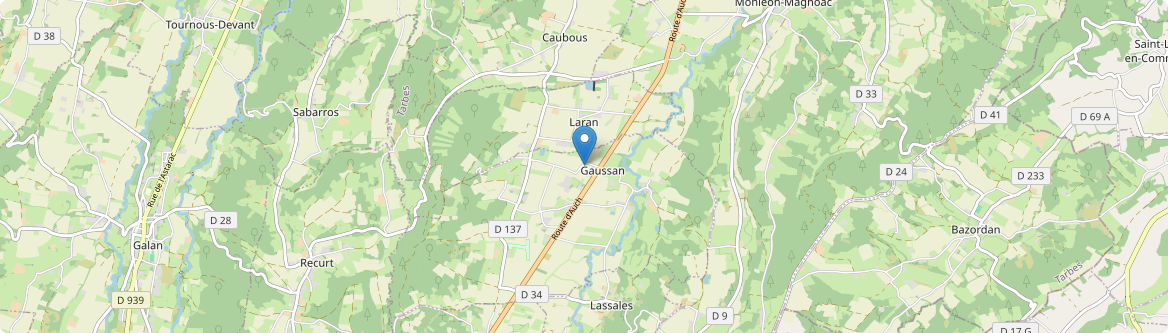 Gaussan - Carte