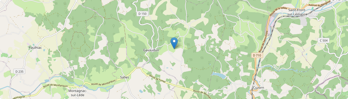 Gavaudun - Carte