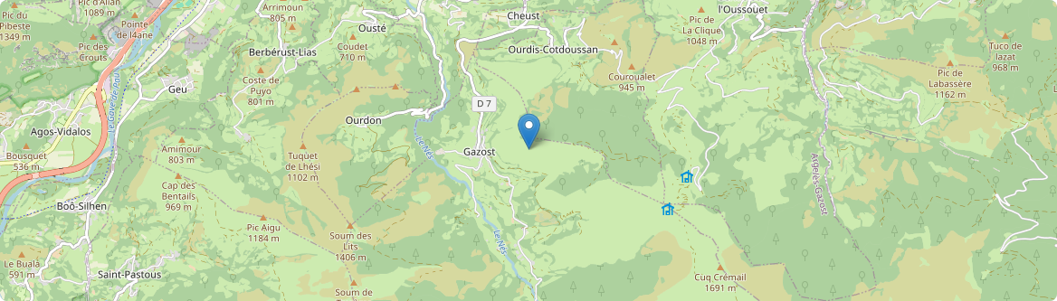 Gazost - Carte