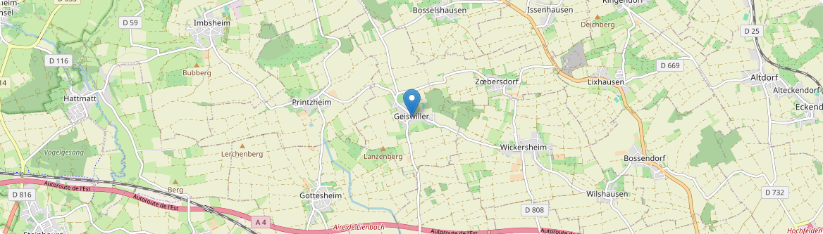 Geiswiller-Zœbersdorf - Carte