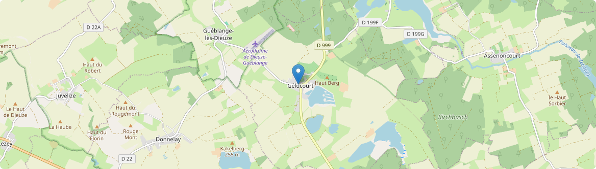 Gelucourt - Carte