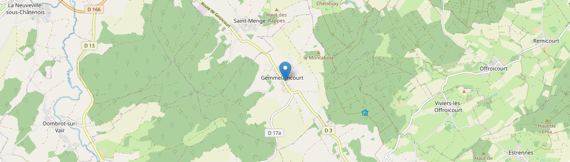 Gemmelaincourt - Carte