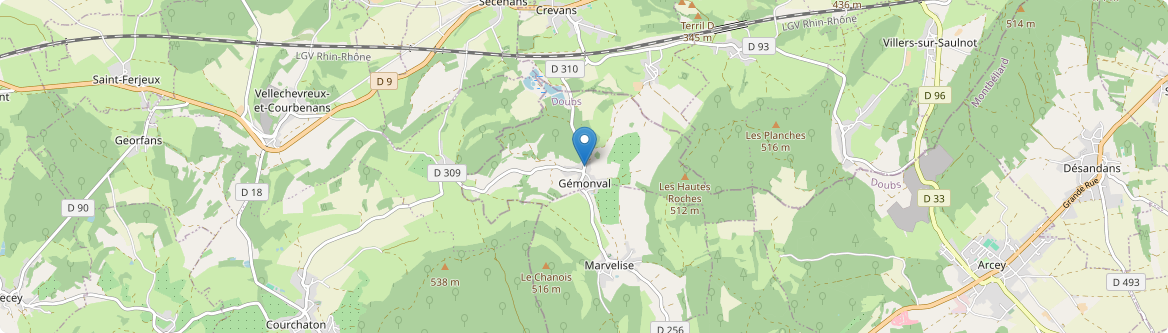 Gémonval - Carte