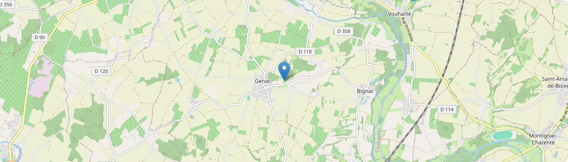 Genac-Bignac - Carte