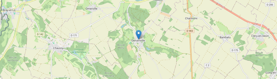 Genainville - Carte