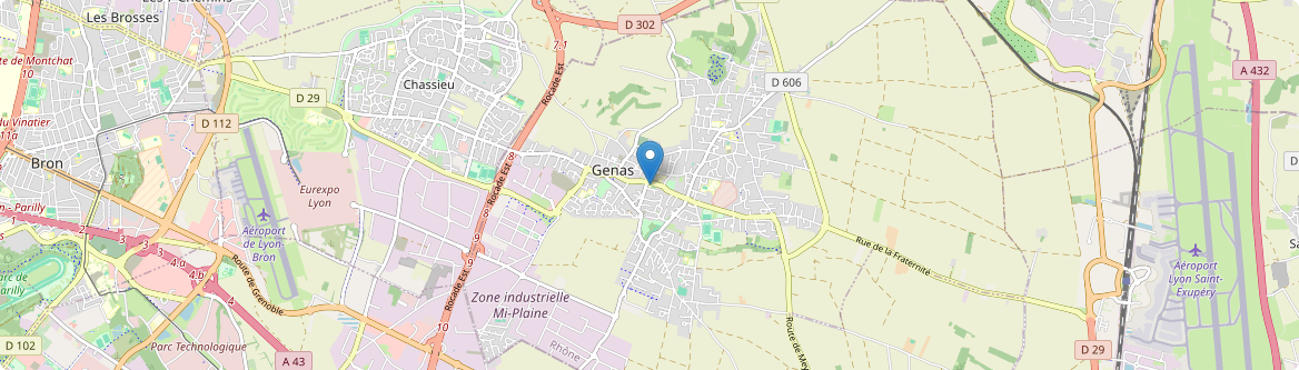 Genas - Carte