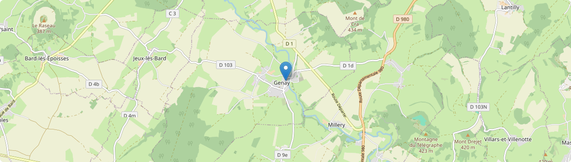 Genay - Carte