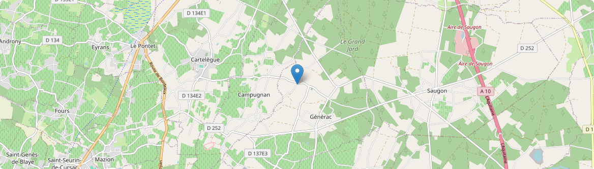Générac - Carte