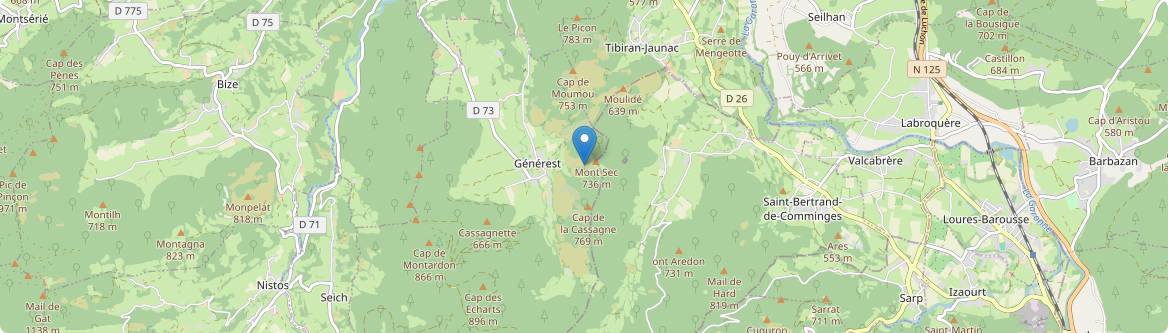 Générest - Carte