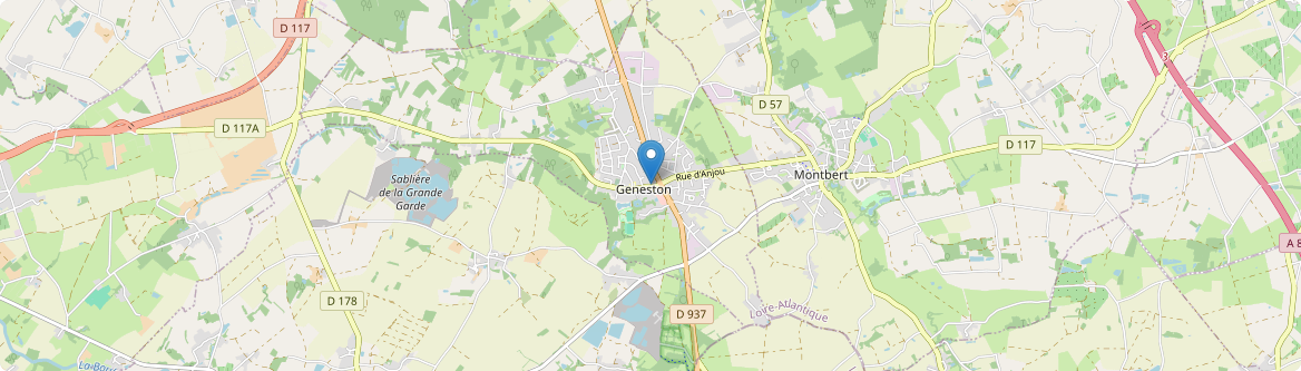 Geneston - Carte