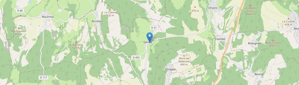 Geney - Carte