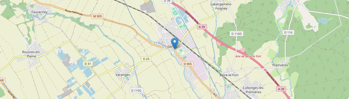 Genlis - Carte