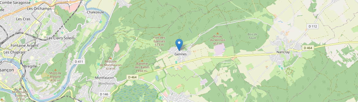 Gennes - Carte