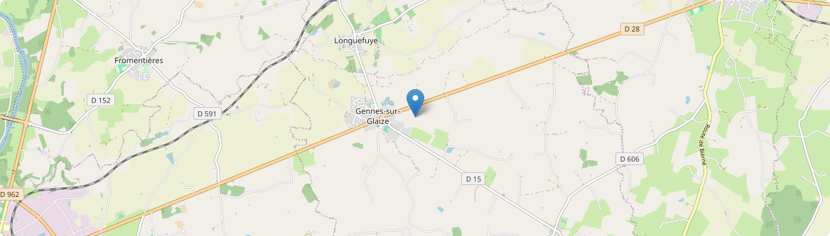 Gennes-Longuefuye - Carte
