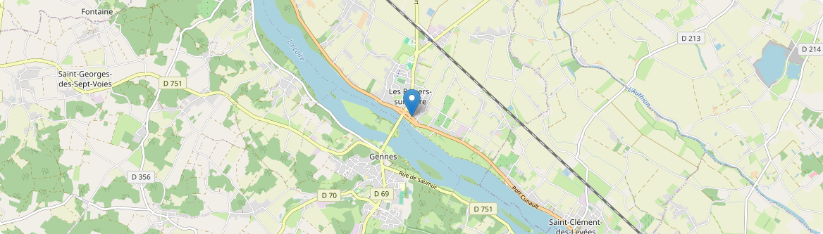 Gennes-Val-de-Loire - Carte