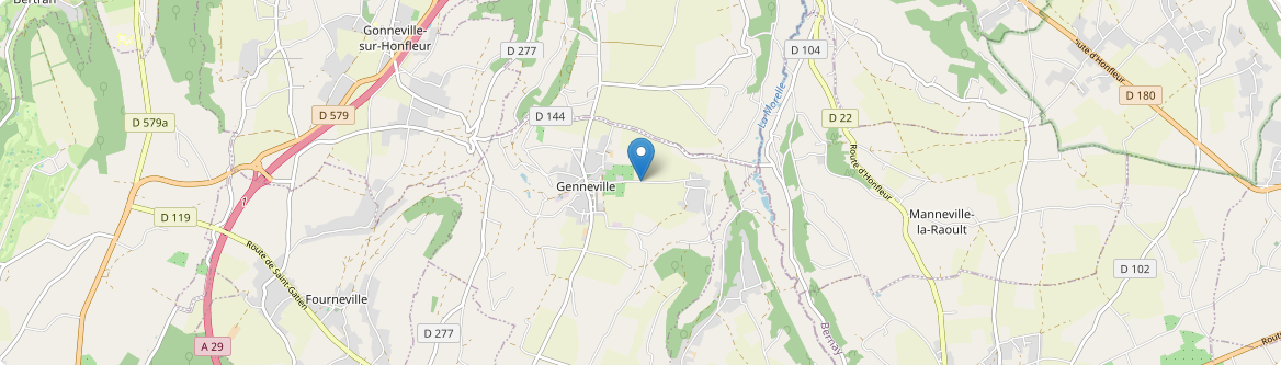 Genneville - Carte