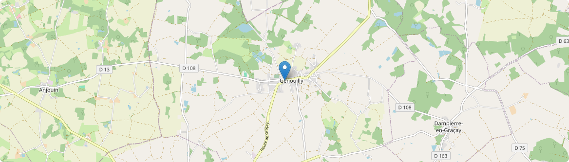 Genouilly - Carte