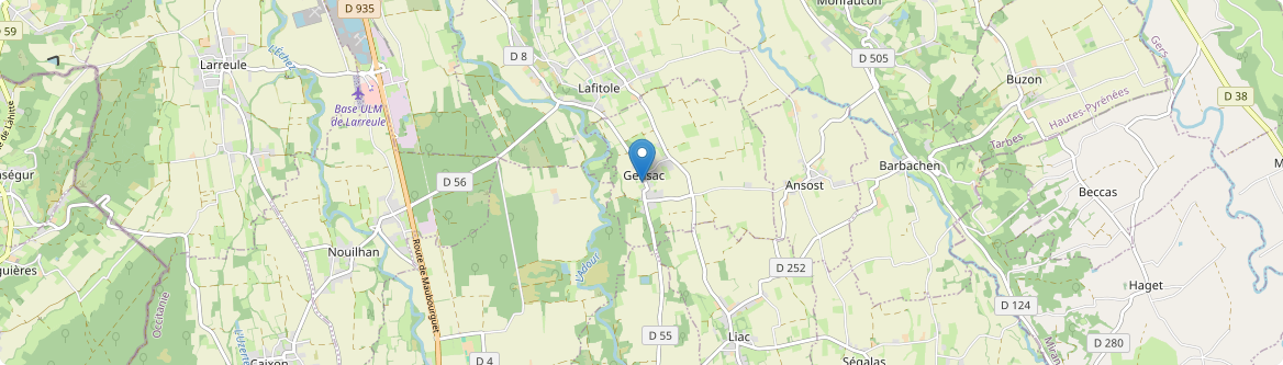 Gensac - Carte