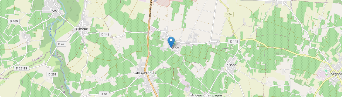 Genté - Carte