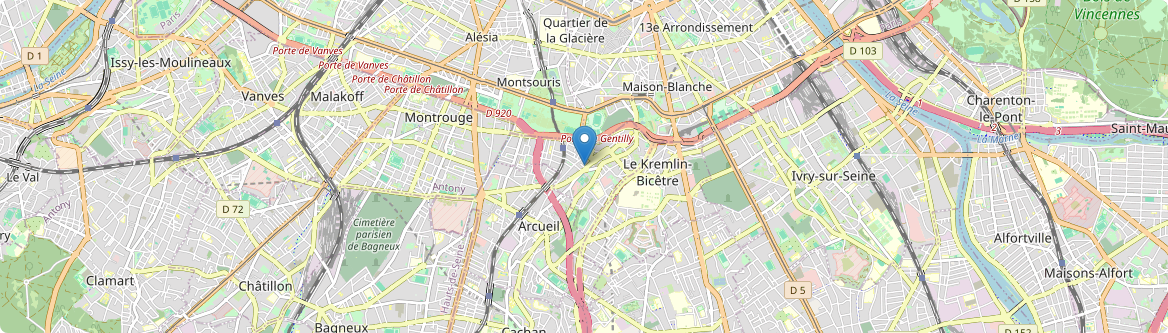 Gentilly - Carte