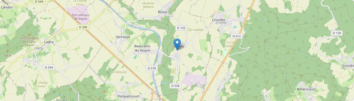 Genvry - Carte