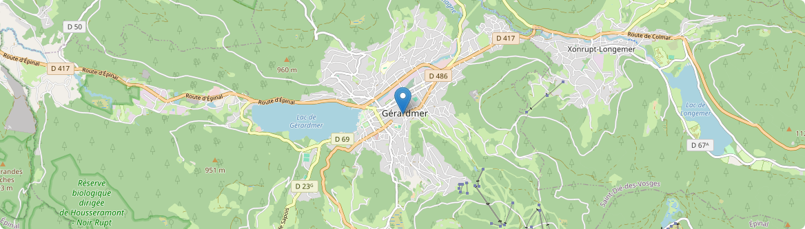 Gérardmer - Carte