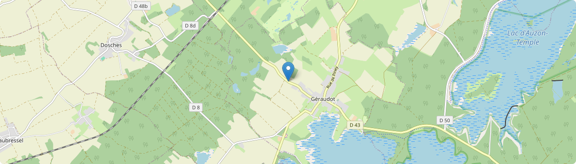 Géraudot - Carte