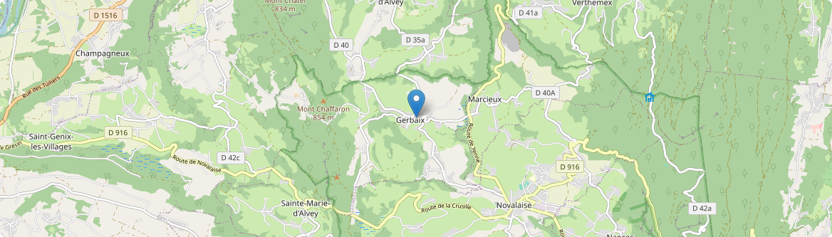 Gerbaix - Carte
