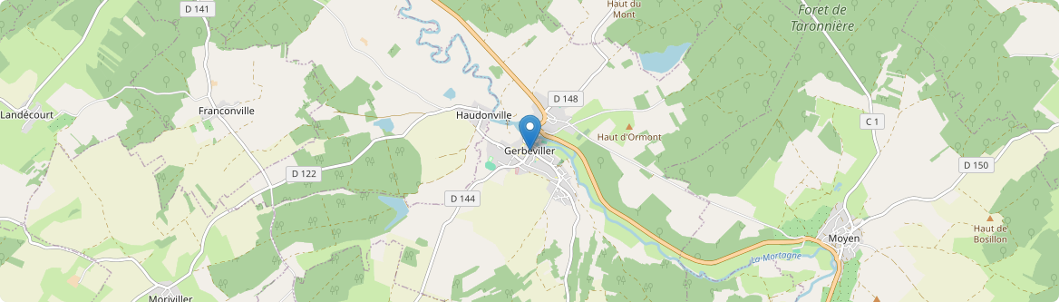 Gerbéviller - Carte