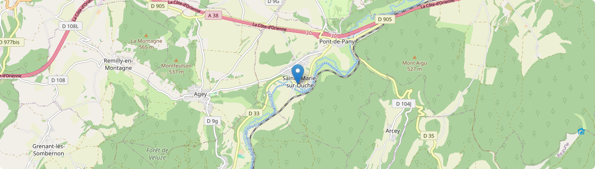 Gergueil - Carte