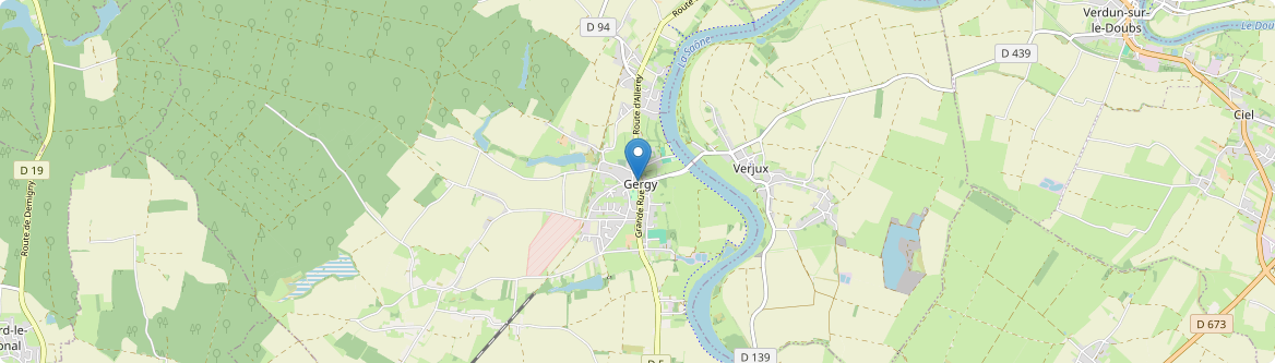 Gergy - Carte