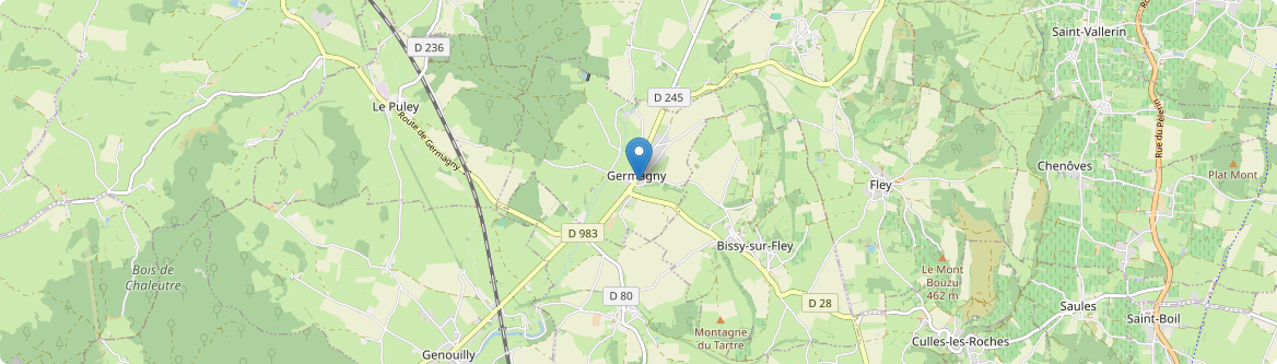 Germagny - Carte