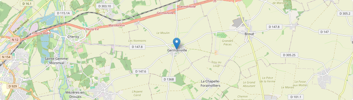Germainville - Carte