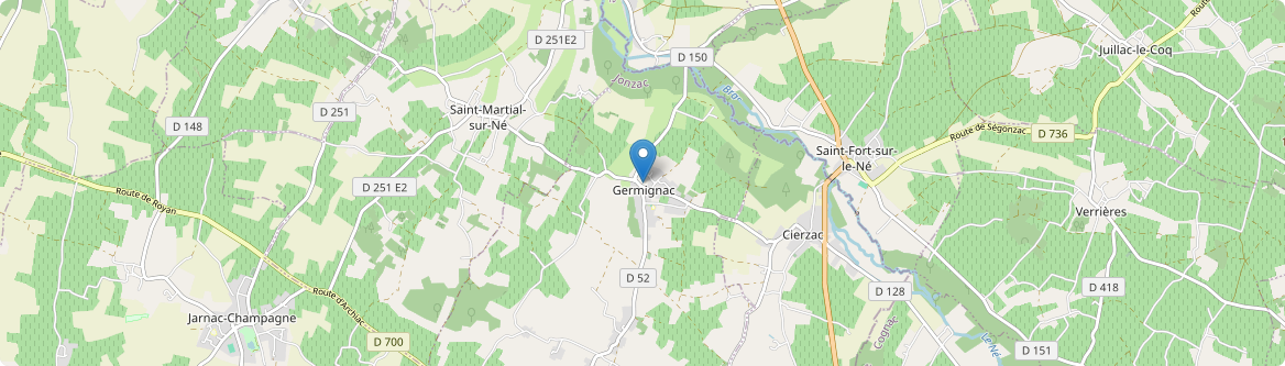 Germignac - Carte